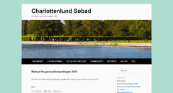 Desktop Screenshot of charlottenlund-soebad.dk