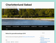 Tablet Screenshot of charlottenlund-soebad.dk